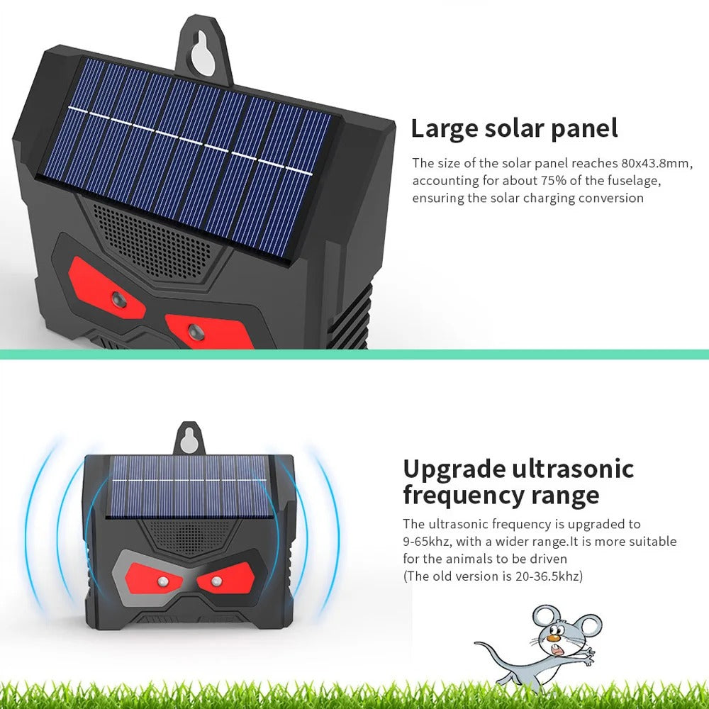 🔥Smart Solar Guardian⚡ 12-in-1 Animal Repeller✨ Motion-Activated Defense🌿 Waterproof & Night Vision🌙 TikTok's #1 Pest Solution 🔥Smart Solar Guardian⚡ 12-in-1 Animal Repeller✨ Motion-Activated Defense🌿 Waterproof & Night Vision🌙 TikTok's #1 Pest Solution